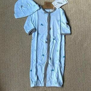 NWT Petit Lem Signature Convertible Gown Koala Layette Set Newborn